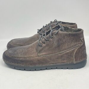 Roan Bed Stu Tobias Chukka Boots Mens 11.5 Brown Distressed Leather Ankle Shoes